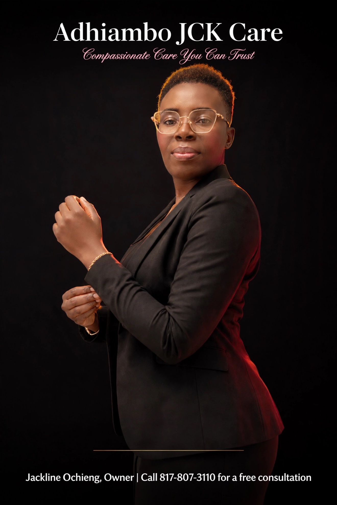Jackline Ochieng, owner of Adhiambo JCK Care